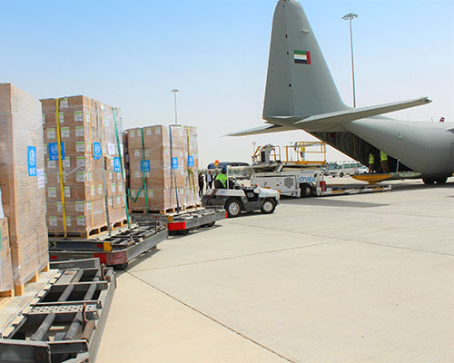  UAE and IHC supporting technical and relief efforts of WHO in responding to COVID-19.