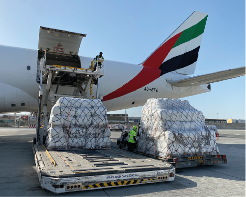  Ruler of Dubai approves emergency flight to support the UNHCR with relief efforts in Sudan