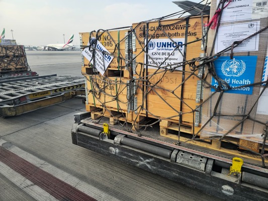 Dubai Humanitarian airlift delivers vital aid to Afghanistan following devastating earthquake